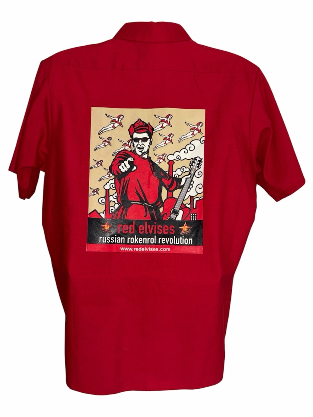 NWOT IGOR + RED ELVISES Band Button Shirt Size L - XL Russia